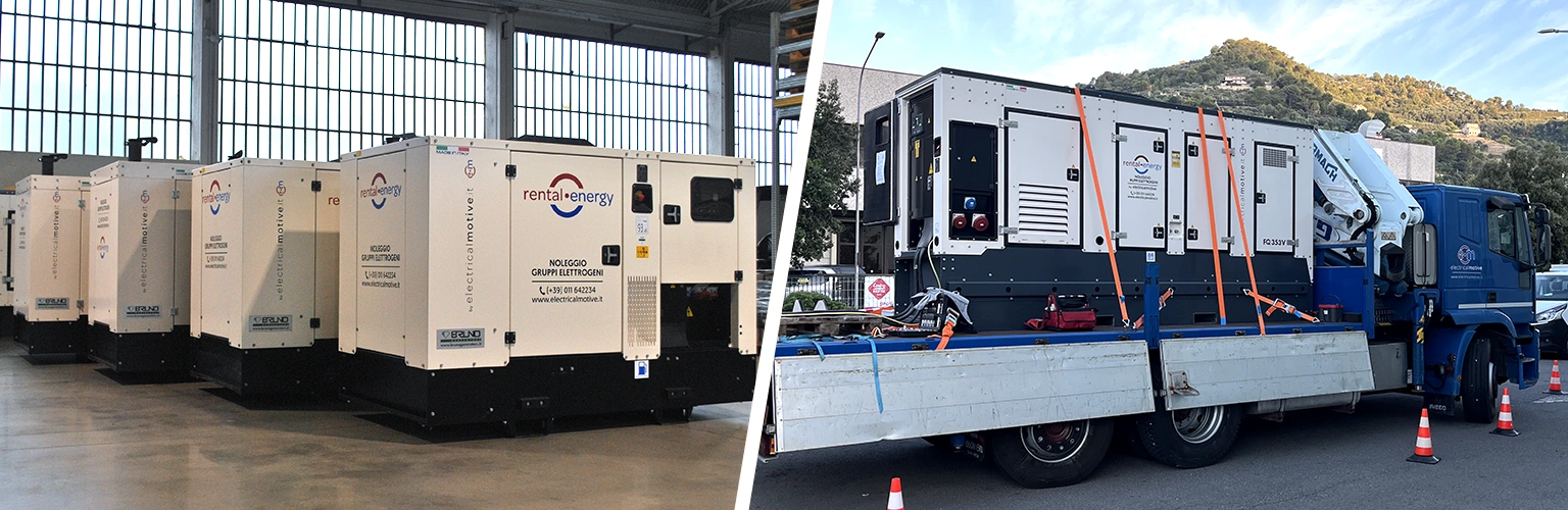 Rental Energy Flotta noleggio gruppi elettrogeni generatori di corrente